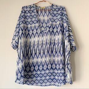 Show Me Your Mumu Ikat Peta Tunic Small